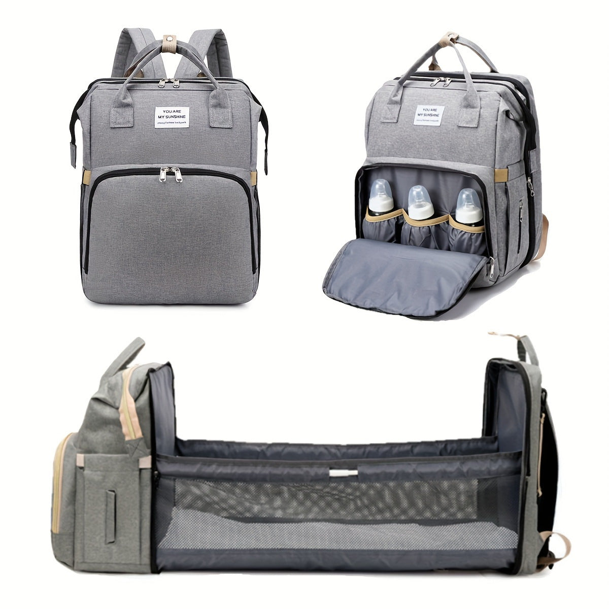Foldable Baby Diaper Shoulder Bag