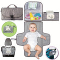 Multi-functional baby diaper changing bag storage