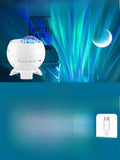 Northern lights star projection lamp night light