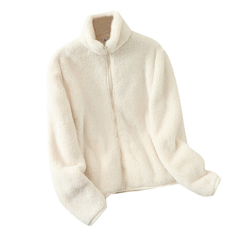 Double-Sided Plush Velvet Jacket